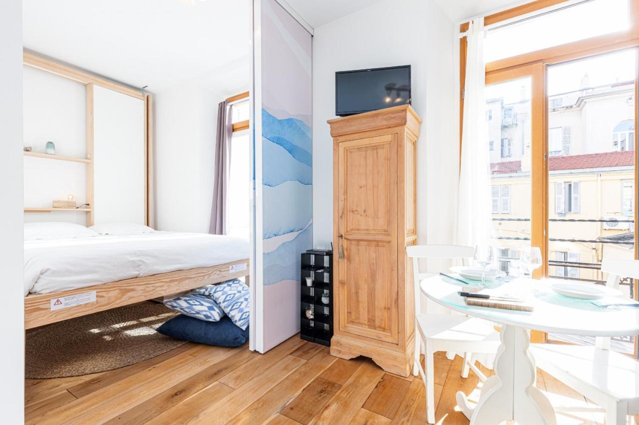 1 Bdr Downtown Near Place Massena Nice Eksteriør billede