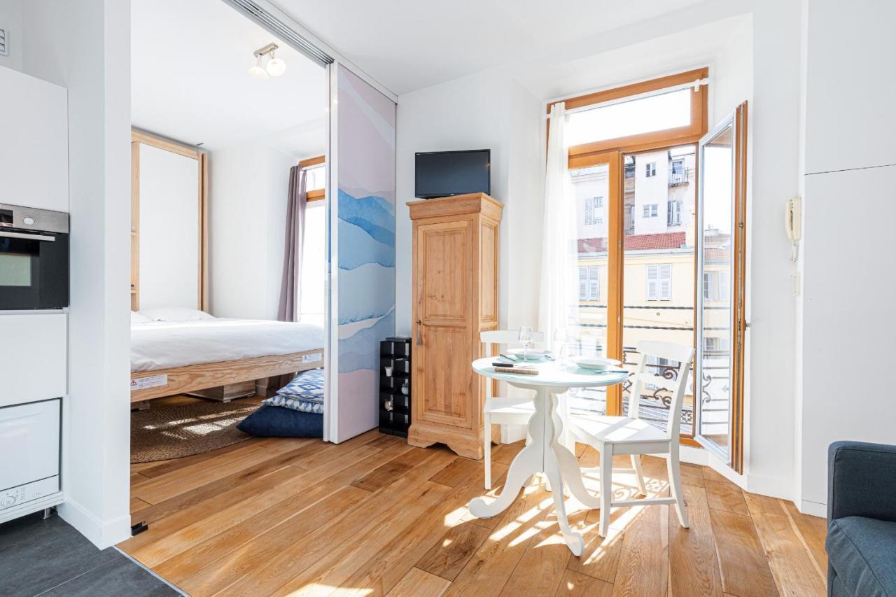 1 Bdr Downtown Near Place Massena Nice Eksteriør billede